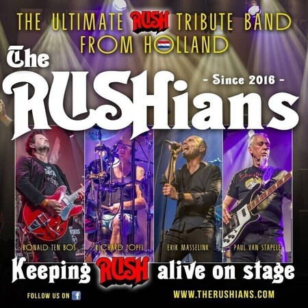 Zaterdag 31 mei 2025 - The RUSHians play RUSH - Oefenbunker Landgraaf - Aanvang 20.00 u - STACONCERT